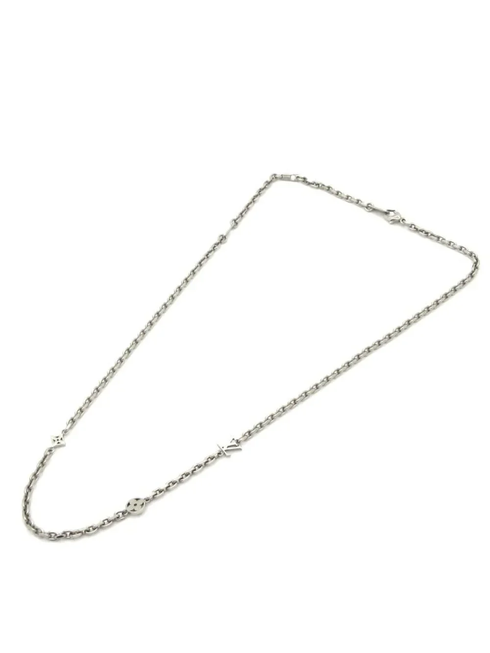 Louis Vuitton Necklace Chain LV Yours Silver